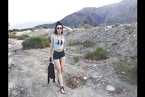Watered a young girl with champagne and fucked her on the couch